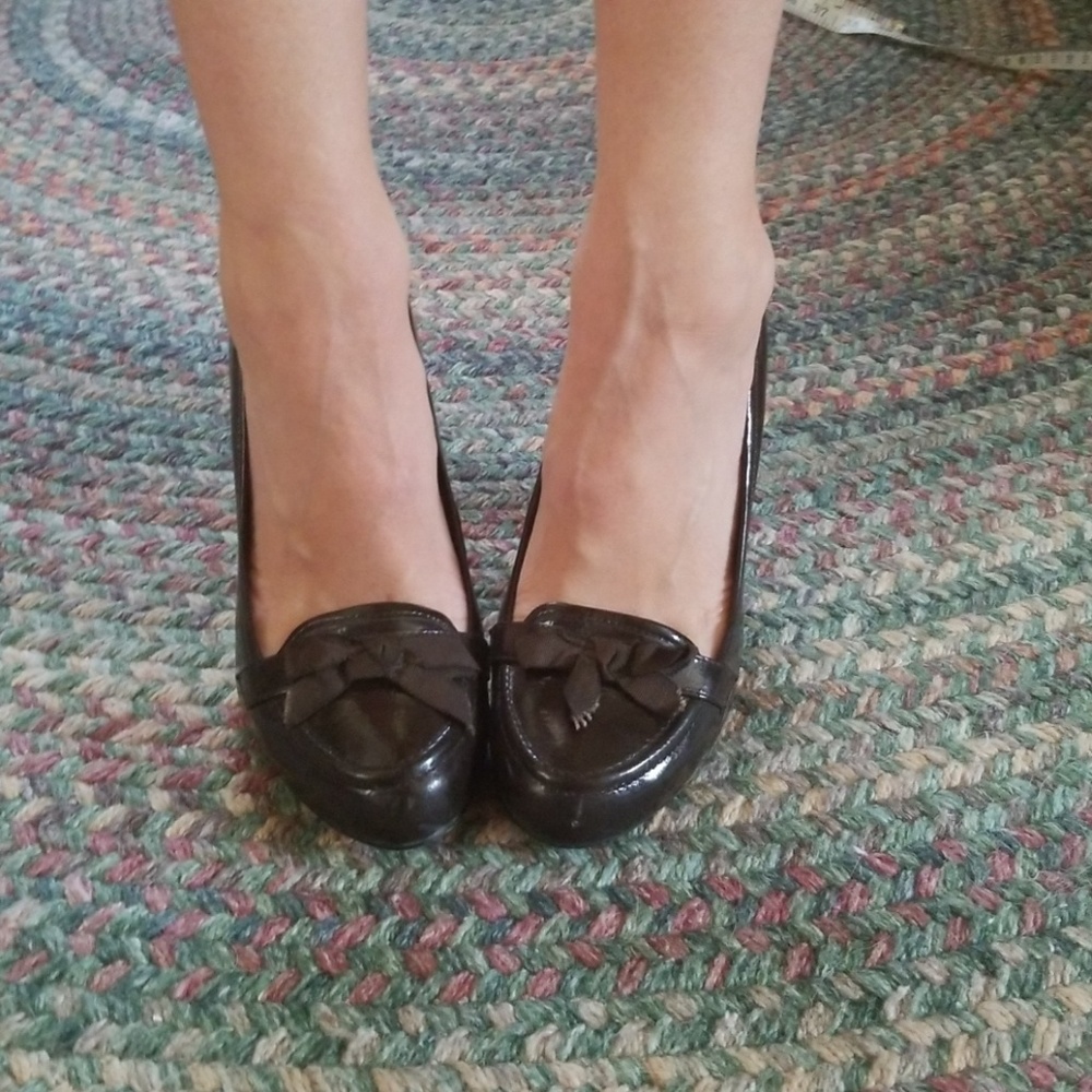 Brown heeled loafer - Picture 5 of 5
